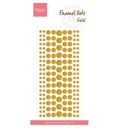 Marianne Design Enamel dots "Gold" 156stk